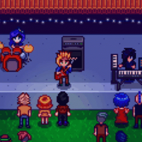 Stardew Valley Sams Concert GIF