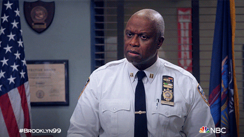 Stare Down Andre Braugher Brooklyn 99 GIF