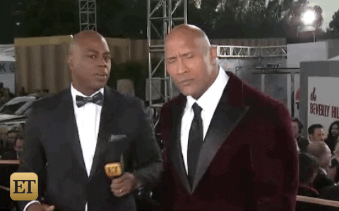 Stare Down Dwayne The Rock Johnson GIF