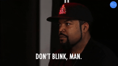 Stare Down Ice Cube Dont Blink GIF