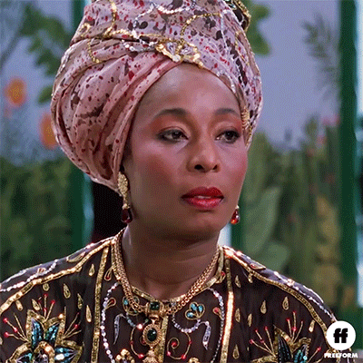 Stare Down Madge Sinclair Movie Scene GIF