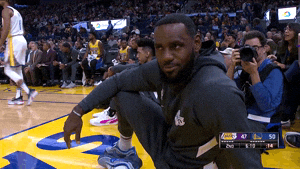 Stare Down Nba Legend Lebron James GIF