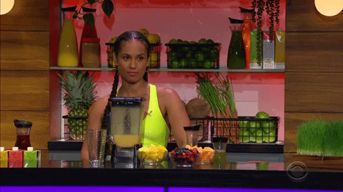 Stare Down Singer Alicia Keys GIF