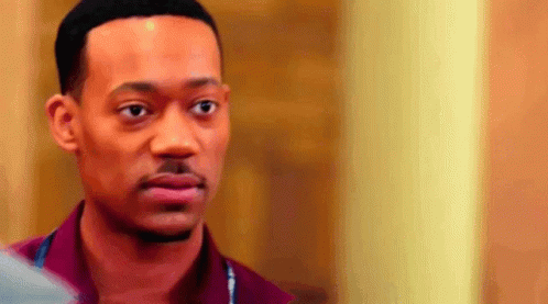 Tyler James Williams Stare GIF