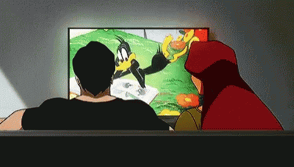 Starfire Kissing Robin Cheeks GIF