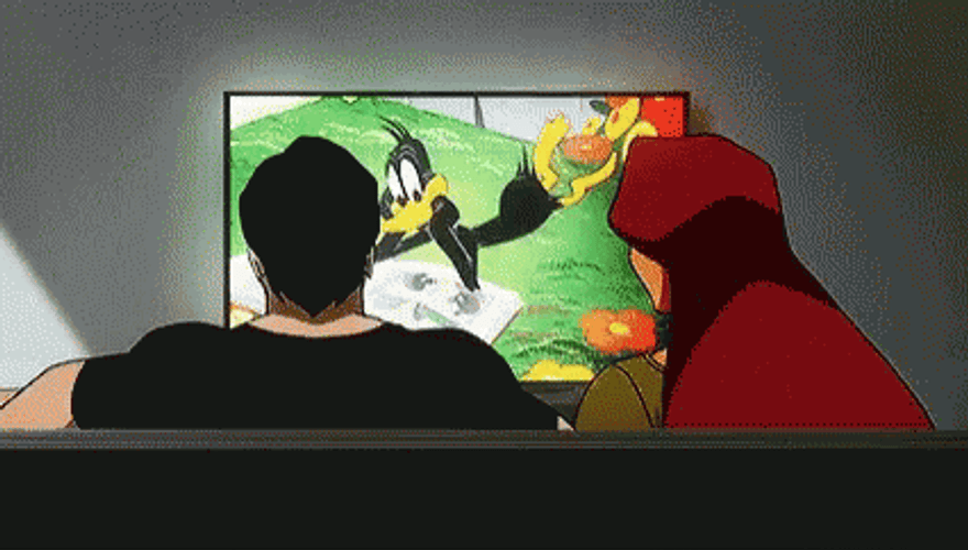 Starfire Kissing Robin Cheeks GIF