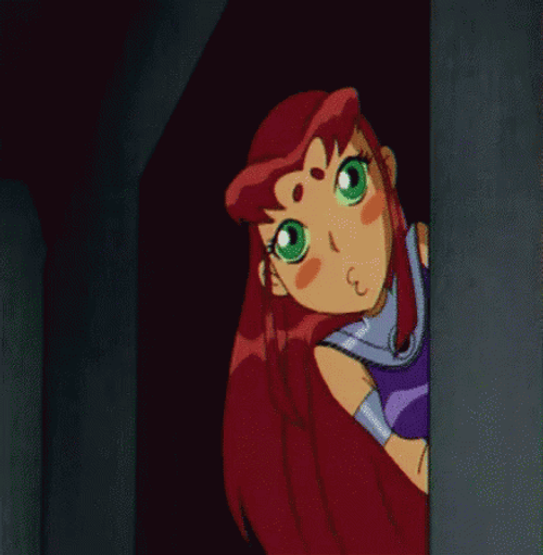 Starfire Tease Laugh GIF