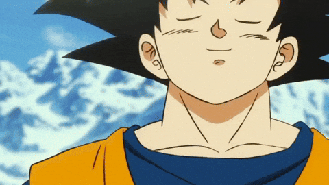 Staring Eyes Baby Goku GIF
