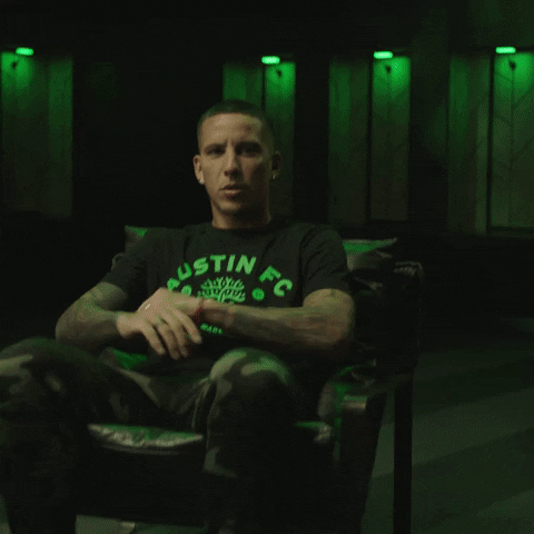 Staring Guy Austin Hays GIF