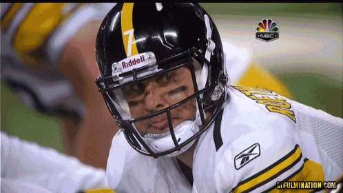 Staring Tongue Out Ben Roethlisberger GIF