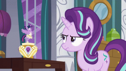 Starlight Glimmer Banging Head On Desk GIF