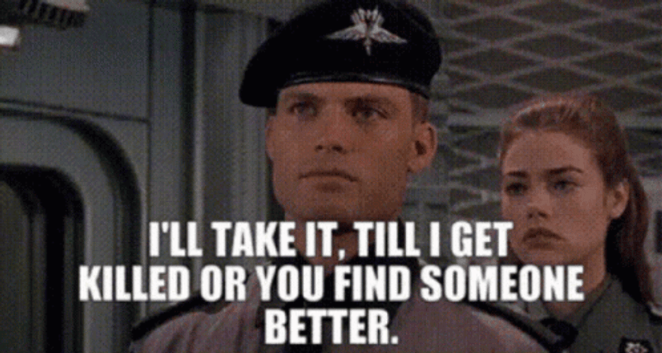 Starship Troopers Casper Van Dien I'll Take It GIF