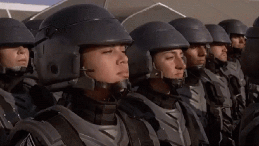 Starship Troopers I'm Doing My Part GIF
