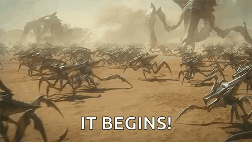 Starship Troopers It Begins Arachnids Attack GIF