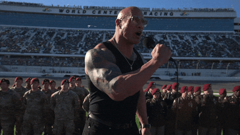 Start Your Engines Dwayne Johnson Announcement GIF