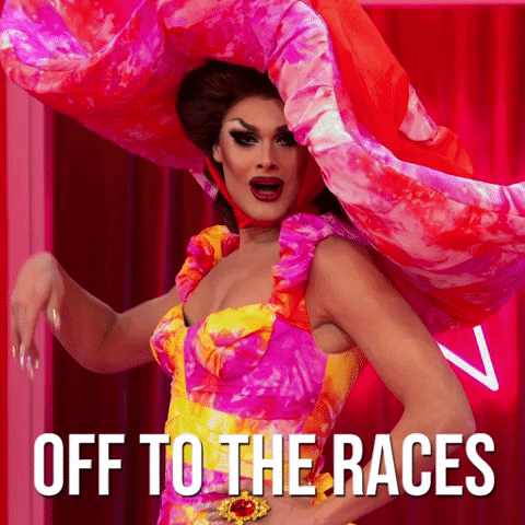 Start Your Engines Off To The Races GIF