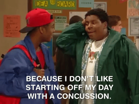 Starting Of My Day With A Concussion GIF