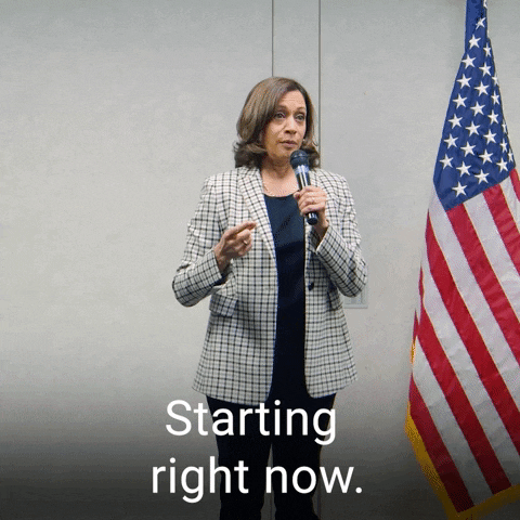 Starting Right Now Kamala Harris Speech GIF
