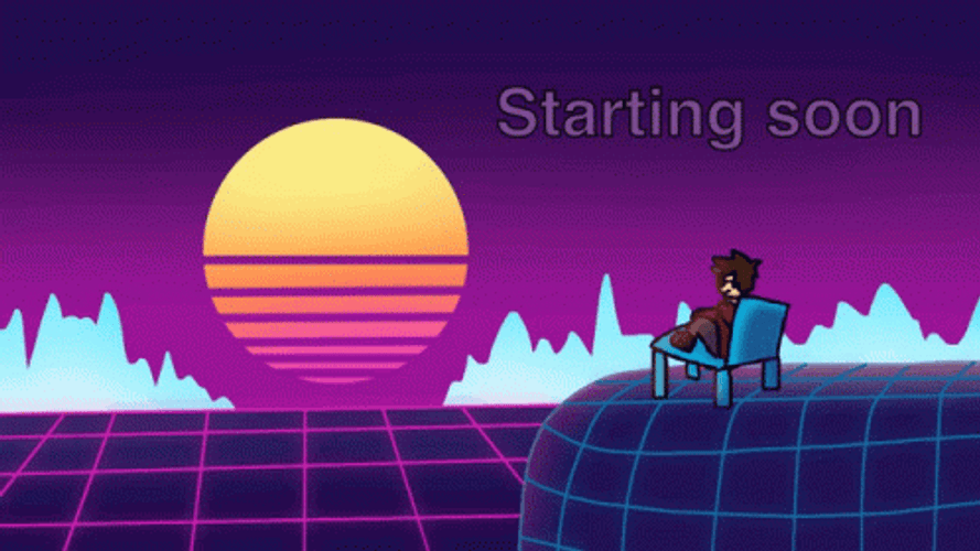 Starting Soon Beach Chilling GIF