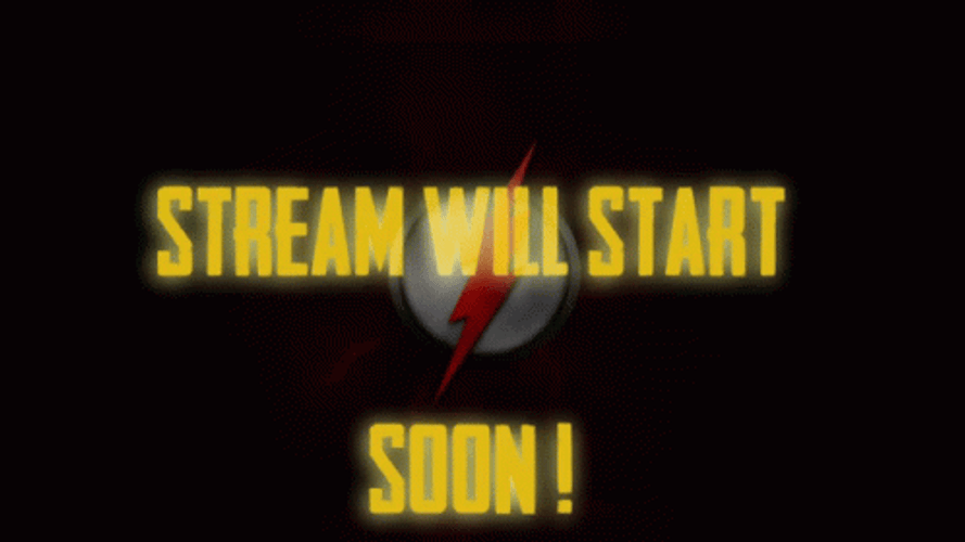 Starting Soon Stream Lightning Strike GIF