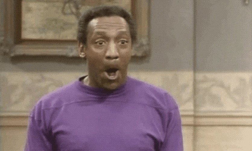 Startled Bill Cosby GIF