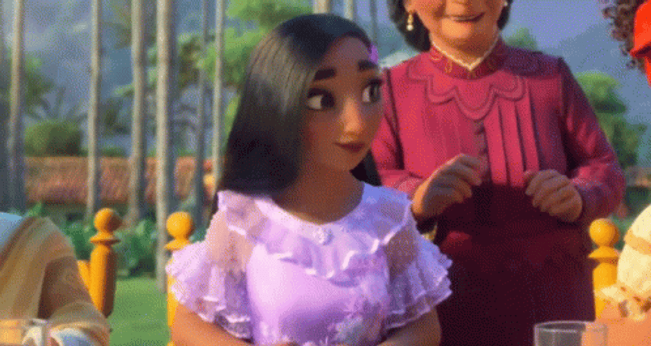 Startled Isabela Shocked Reaction Encanto GIF