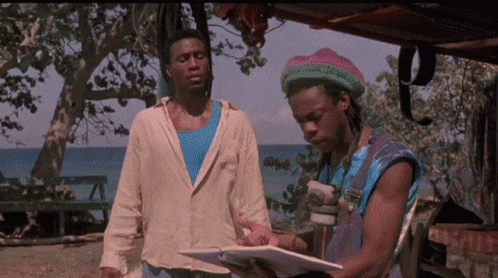 Startled Sanka Coffie Cool Runnings 1993 Movie GIF
