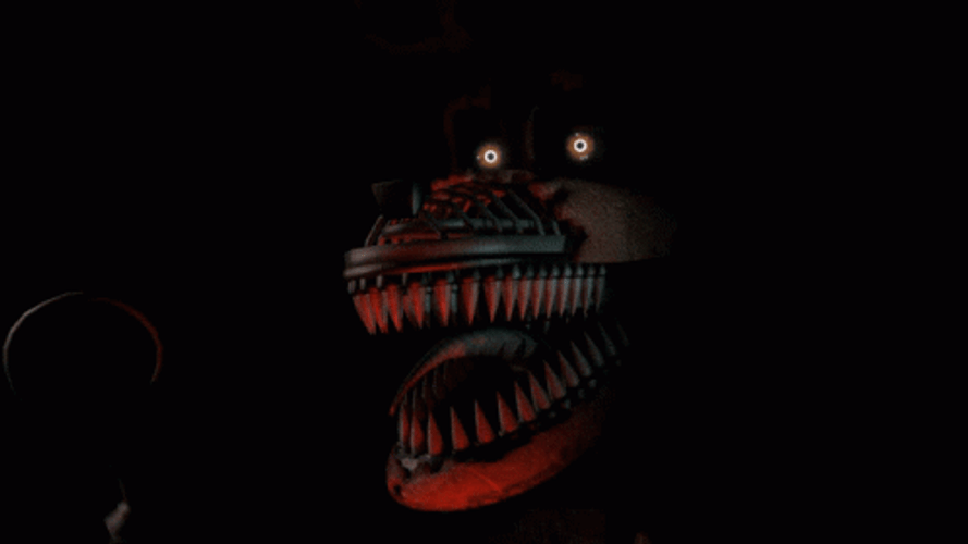 Startling Foxy FNAF Scene GIF