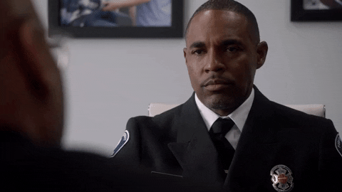 Station 19 Ben Warren Looking Away GIF