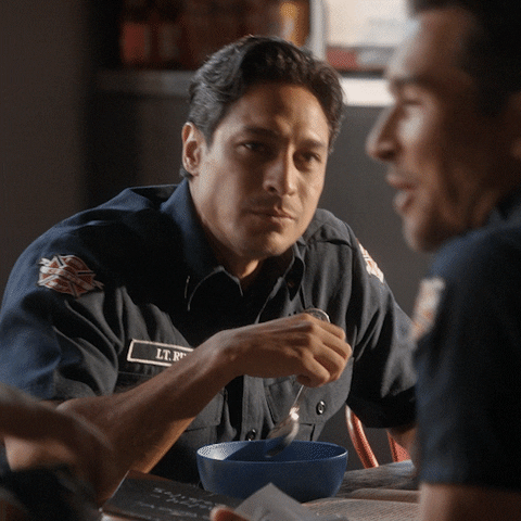 Station 19 Theo Ruiz Pointing Fingers GIF