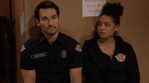 Station 19 Travis Montgomery And Victoria Hughes GIF