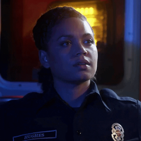 Station 19 Victoria Hughes Eye Roll GIF