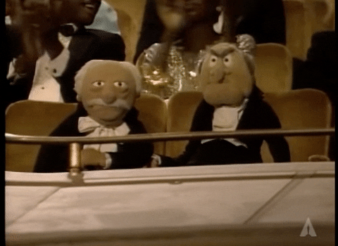 Statler And Waldorf Applauded GIF