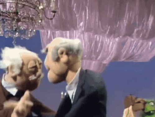 Statler And Waldorf Dancing GIF