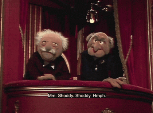 Statler And Waldorf Shaddy GIF