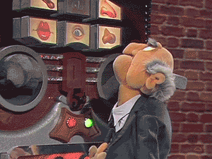 Statler And Waldorf Sucker Punch GIF