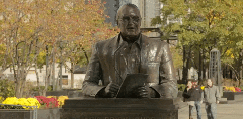 Statue Chicago Illinois GIF