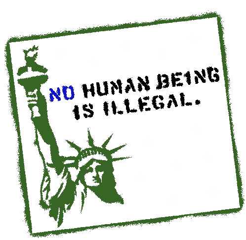 Statue of Liberty No Human Being Is Illegal
