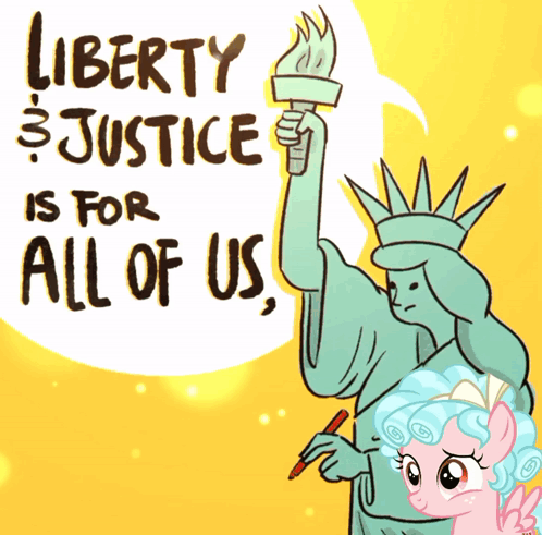 Statue of Liberty Quote Liberty and Justice for All