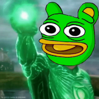 Statue of Liberty with Green Frog on Head