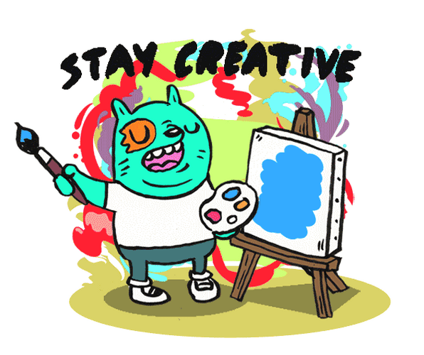 Stay Creative Art GIF