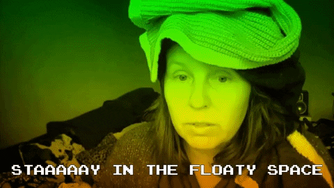 Stay In The Floaties Space GIF