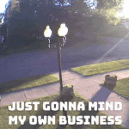 Stay In Your Lane Mind Your Own Business GIF