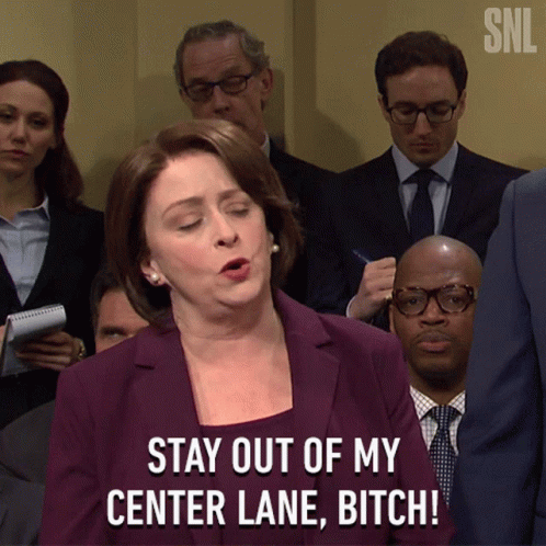 Stay In Your Lane Rachel Dratch GIF