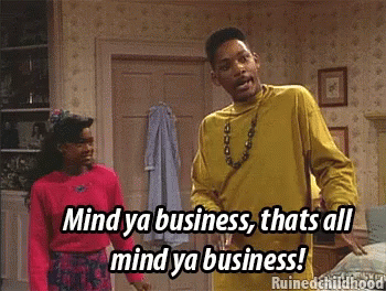 Stay In Your Lane Will Smith GIF