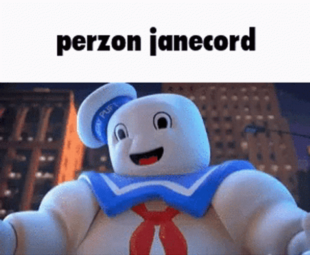 Stay Puft Giant Marshmallow Man Smiling GIF