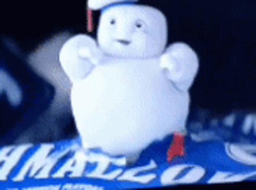 Stay Puft Marshmallow Man Giggly Confection GIF
