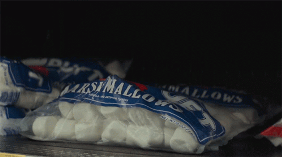Stay Puft Marshmallow Man Breaking Out GIF