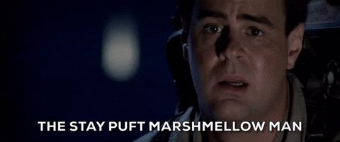Stay Puft Marshmallow Man Dan Aykroyd GIF