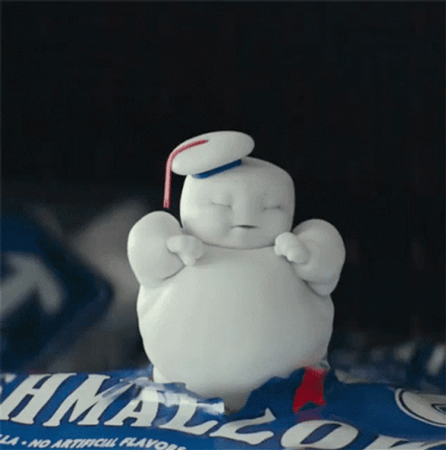 Stay Puft Marshmallow Man GIF